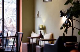 Gemütliche Café-Ecke